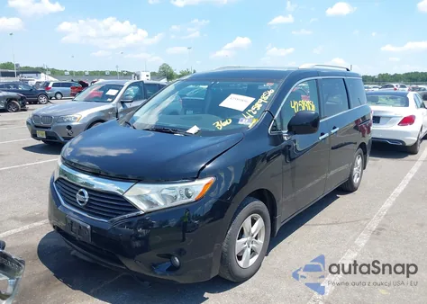 2014 Nissan Quest Sv из США, поврежденный, VIN JN8AE2KPXE9108418